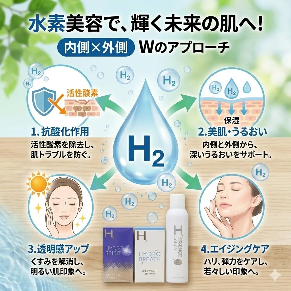 水素アイテム多数取り扱っております♪